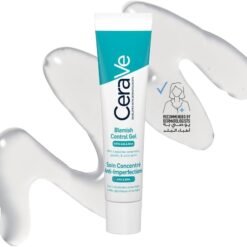 CeraVe Blemish Control Gel Facial Moisturiser For Acne & Blemishes with Glycolic Acid and Lactic Acid AHA/BHA 40 ml