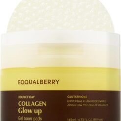 EQQUALBERRY Collagen Glow Up Gel Toner Pads140ml
