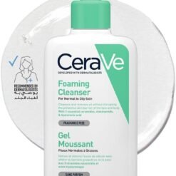 Cerave Foaming Cleanser for Normal to Oily Skin with Hyaluronic Acid