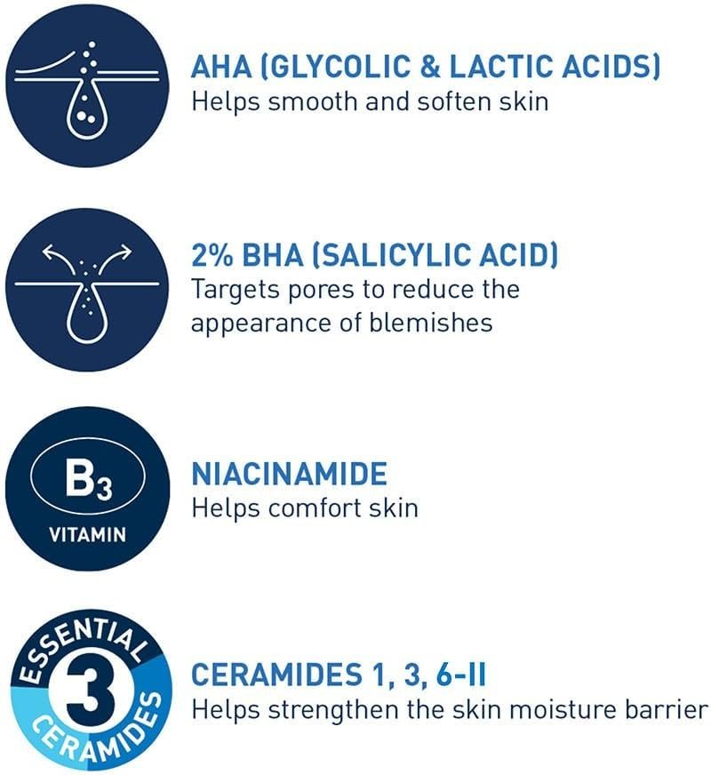 CeraVe Blemish Control Gel Facial Moisturiser For Acne & Blemishes with Glycolic Acid and Lactic Acid AHA/BHA 40 ml - Image 6