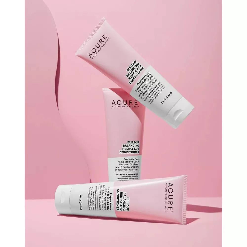 Acure Buildup Balancing Hemp & ACV Conditioner-236 ml - Image 2