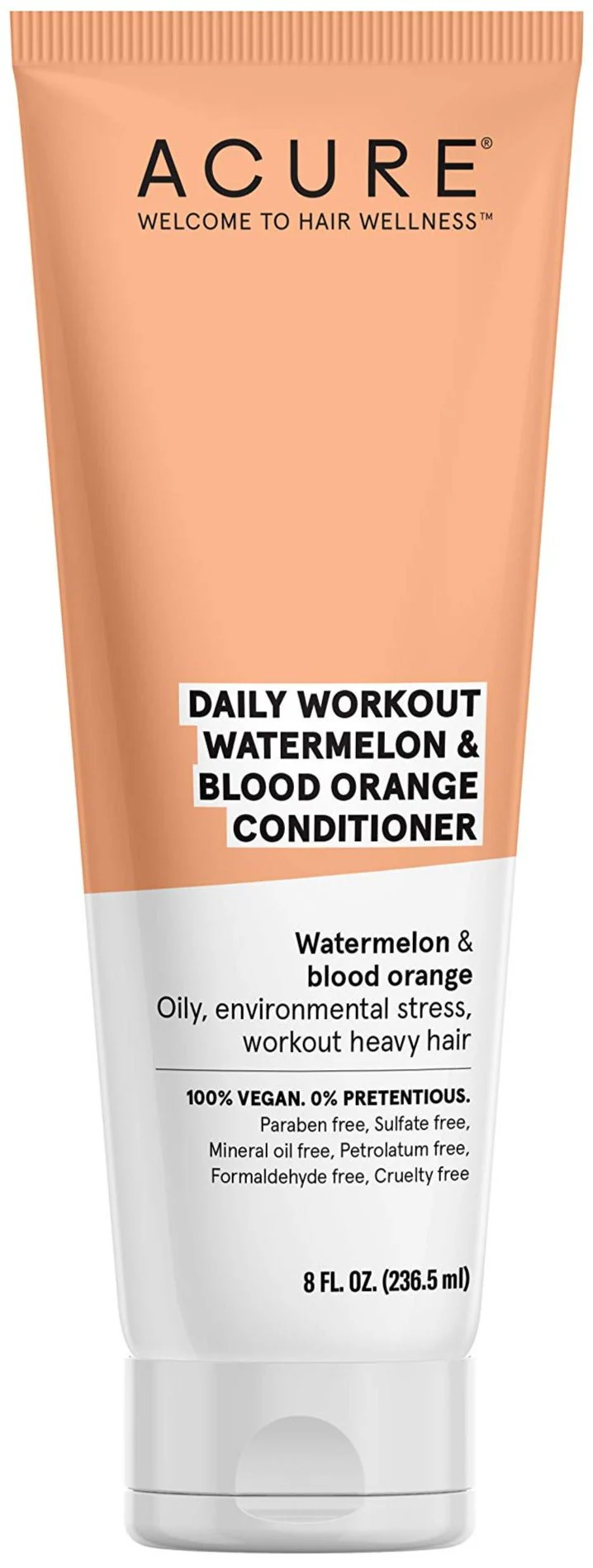 Acure Daily Workout Watermelon and Blood Orange Conditioner, 8 oz