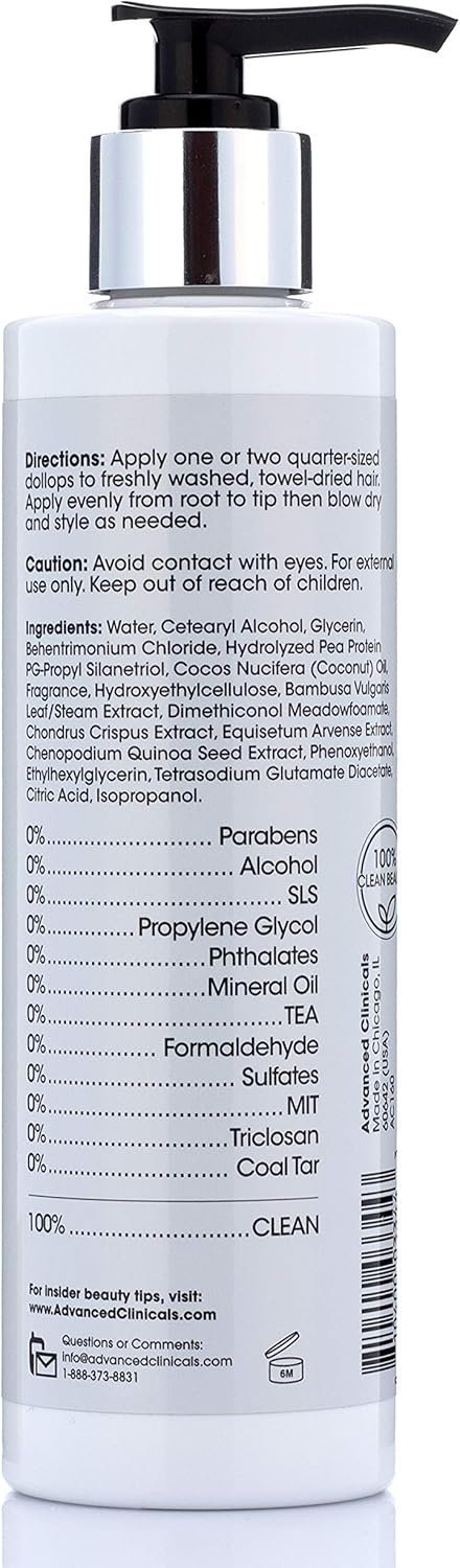 Advanced Clinicals 10-in-1 Frizz Control Heat Protectant - Image 2