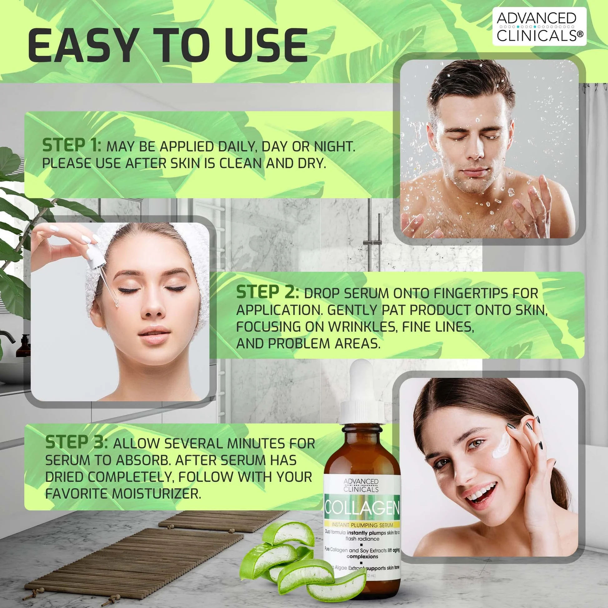 Advanced Clinicals Collagen Serum - Image 5