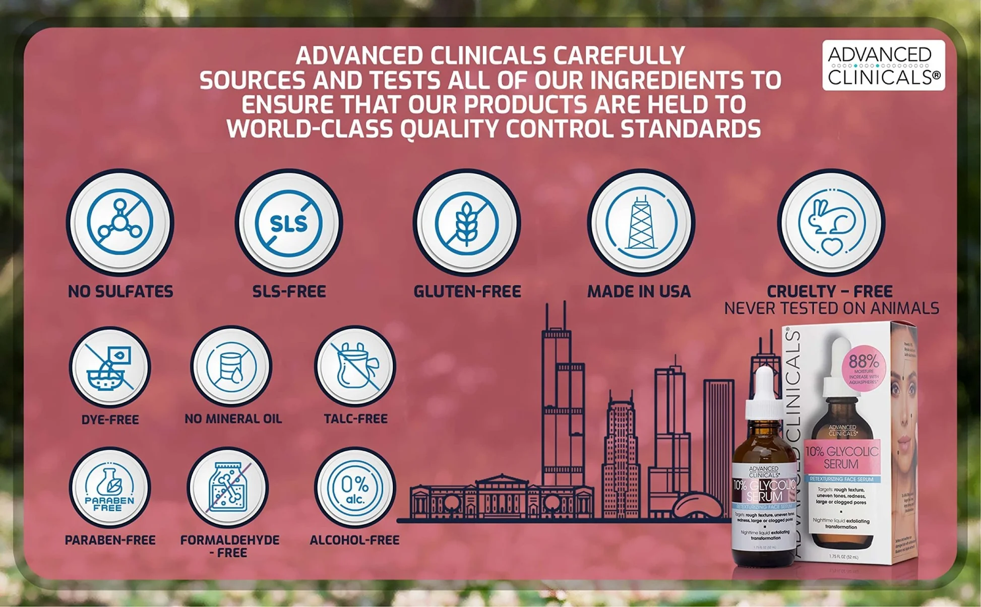 Advanced Clinicals Glycolic Serum 1.75oz - Image 2