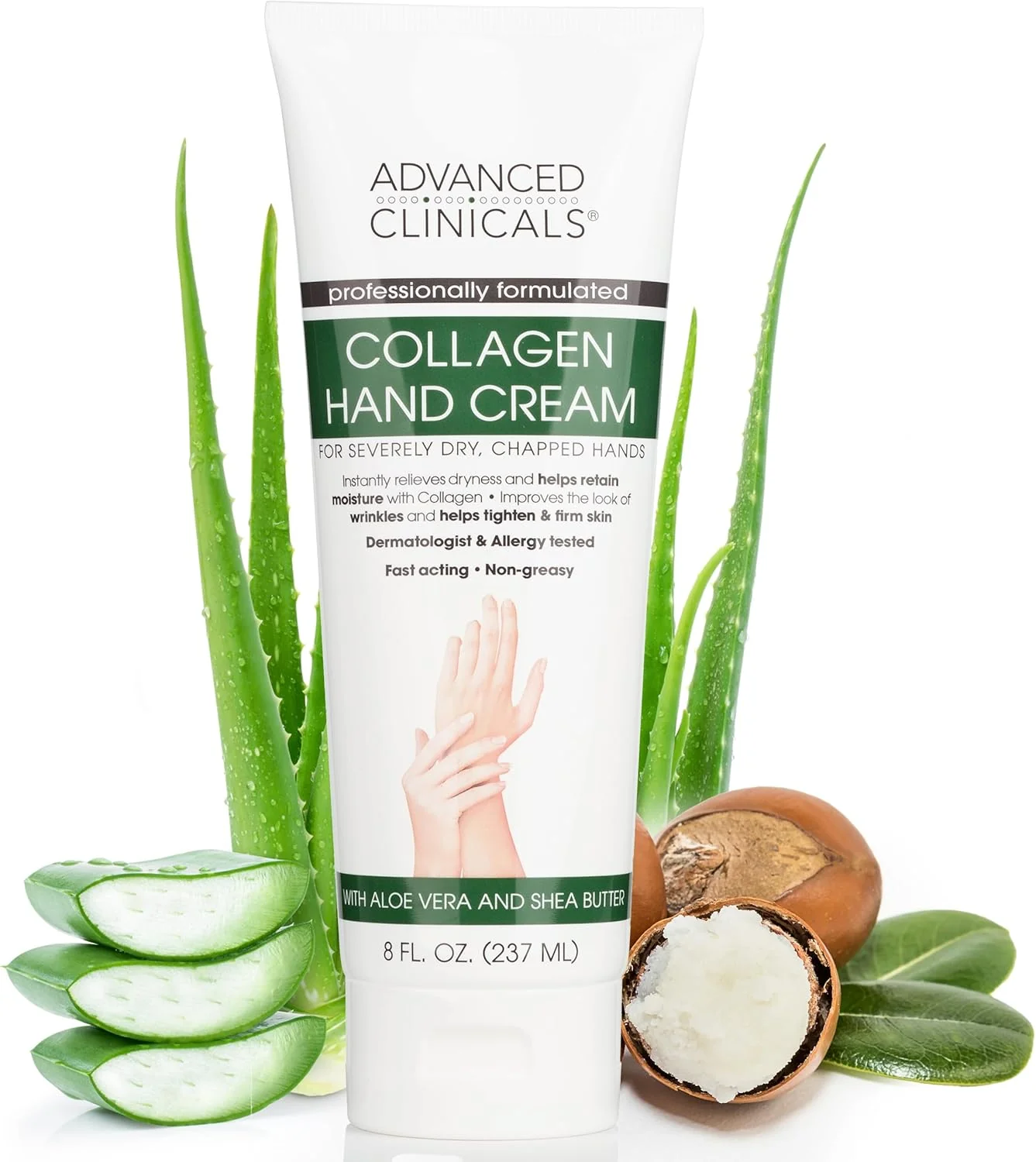 Advanced Clinicals Hand Cream 8 oz - Image 3
