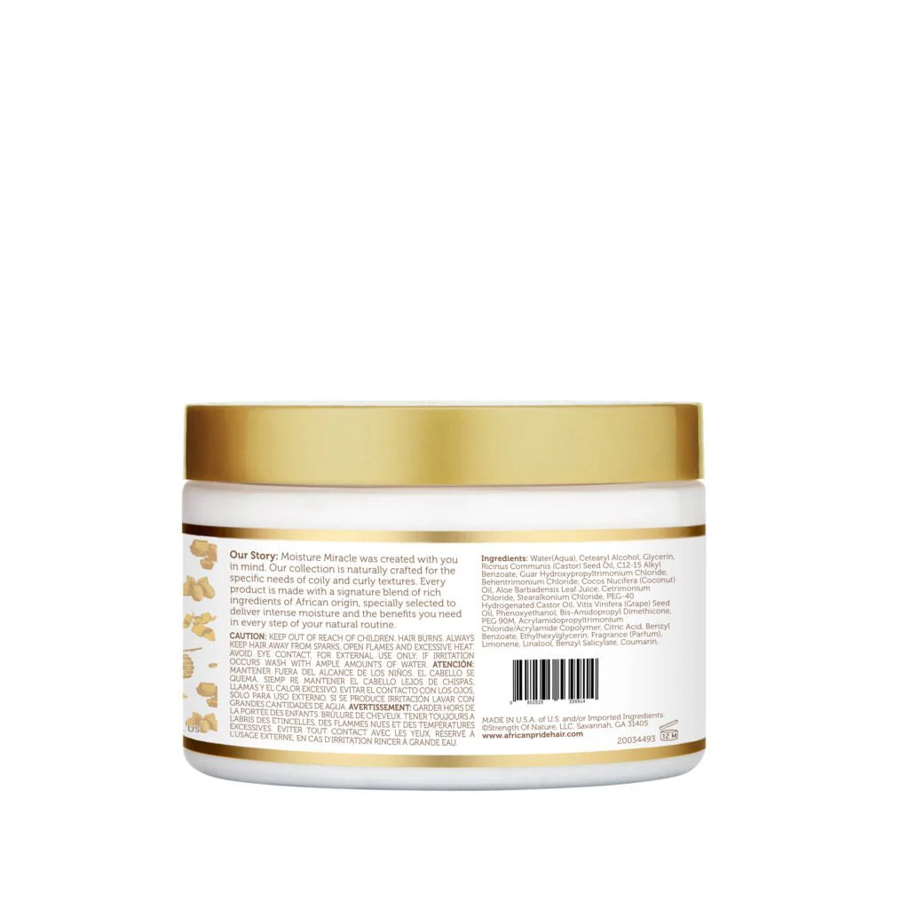 African Pride Moisture Miracle Aloe & Coconut oil deep conditioner - Image 2