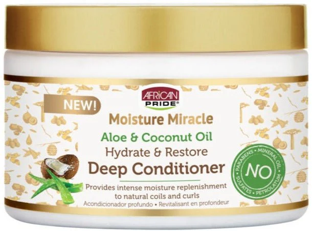 African Pride Moisture Miracle Aloe & Coconut oil deep conditioner