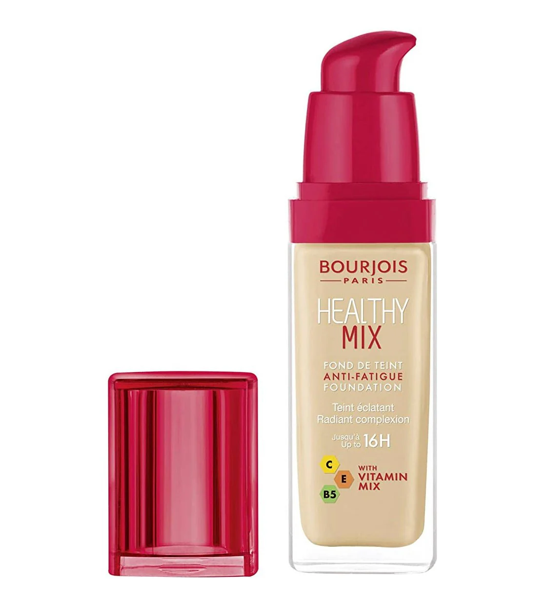 Bourjois Healthy Mix Anti-fatigue Foundation. 51 Light Vanilla,
