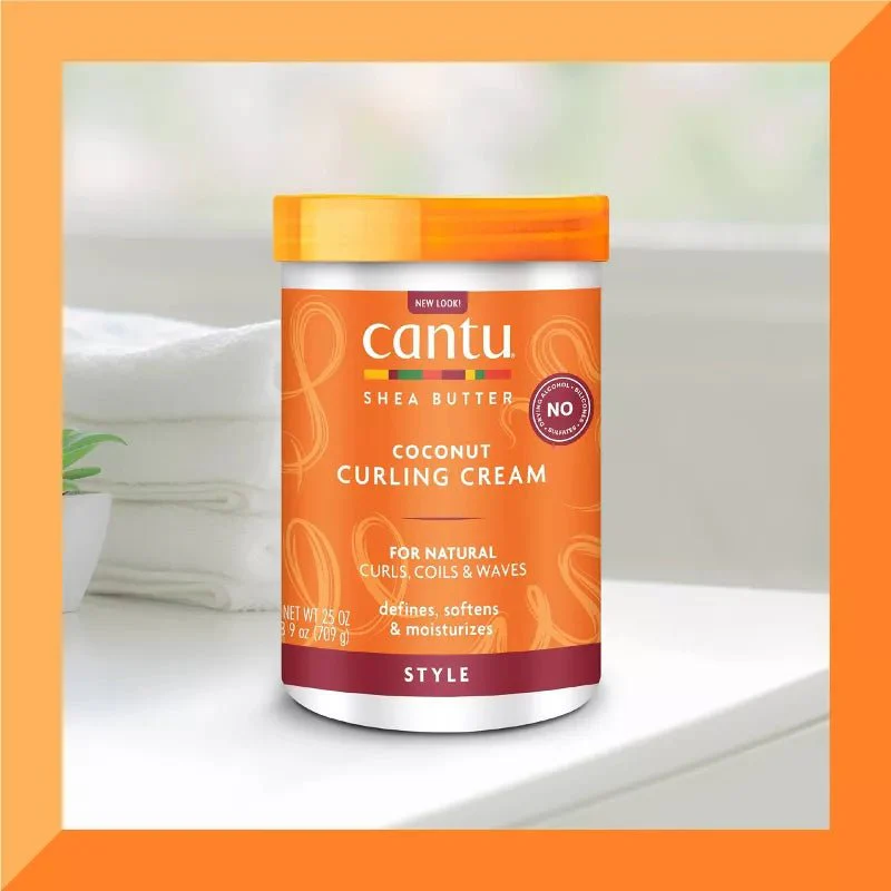 Cantu Natural Hair Coconut Curling Cream with Shea Butter 25oz/709g - Image 5
