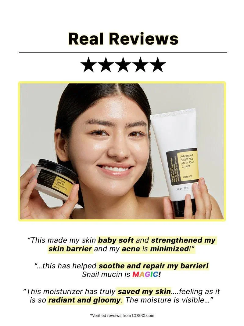 COSRX Advanced Snail 92 All in one Cream- 100ml - Image 5