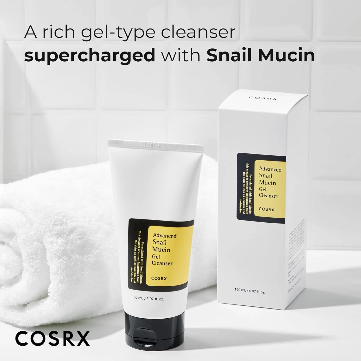 COSRX Advanced Snail Mucin Gel Cleanser 50 mL 해외용- 50ml - Image 5