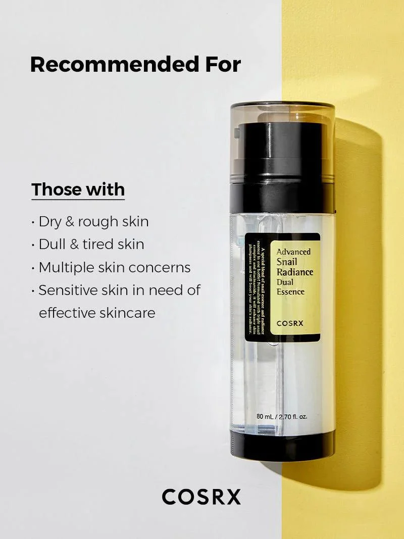 COSRX Advanced Snail Radiance Dueal Essence- 80ml - Image 8