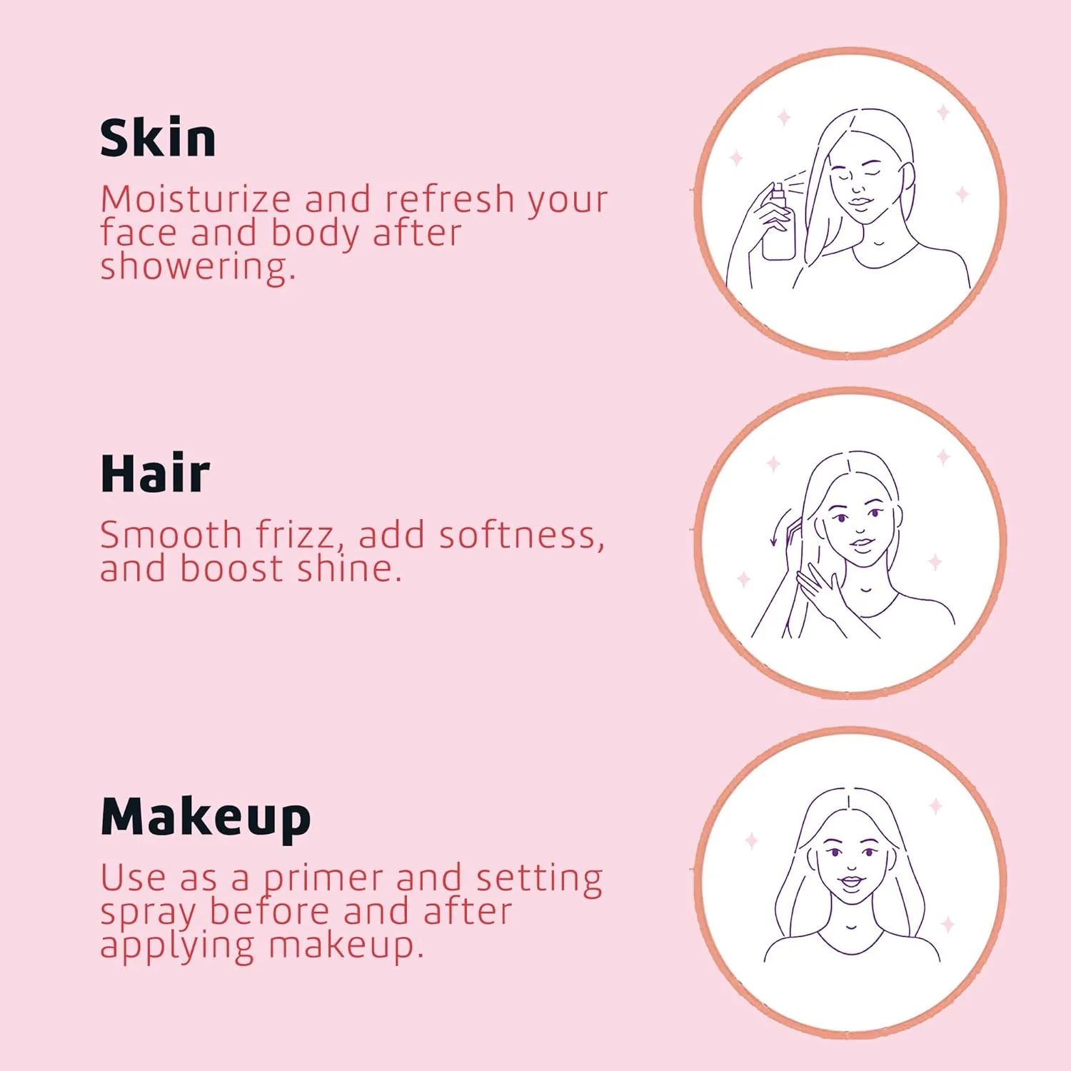 De La Cruz Glycerin & Rose Water Spray 8fl oz - Image 6