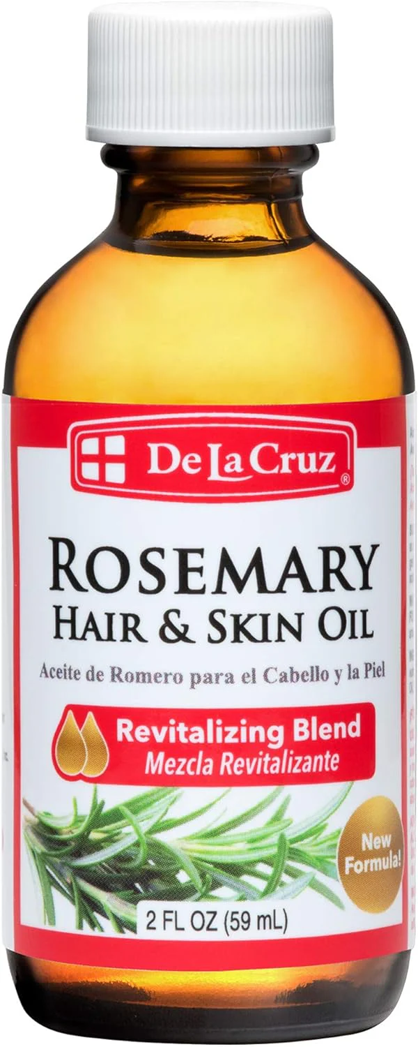 De La Cruz Oil of Rosemary Blend for Skin & Hair 2 Oz