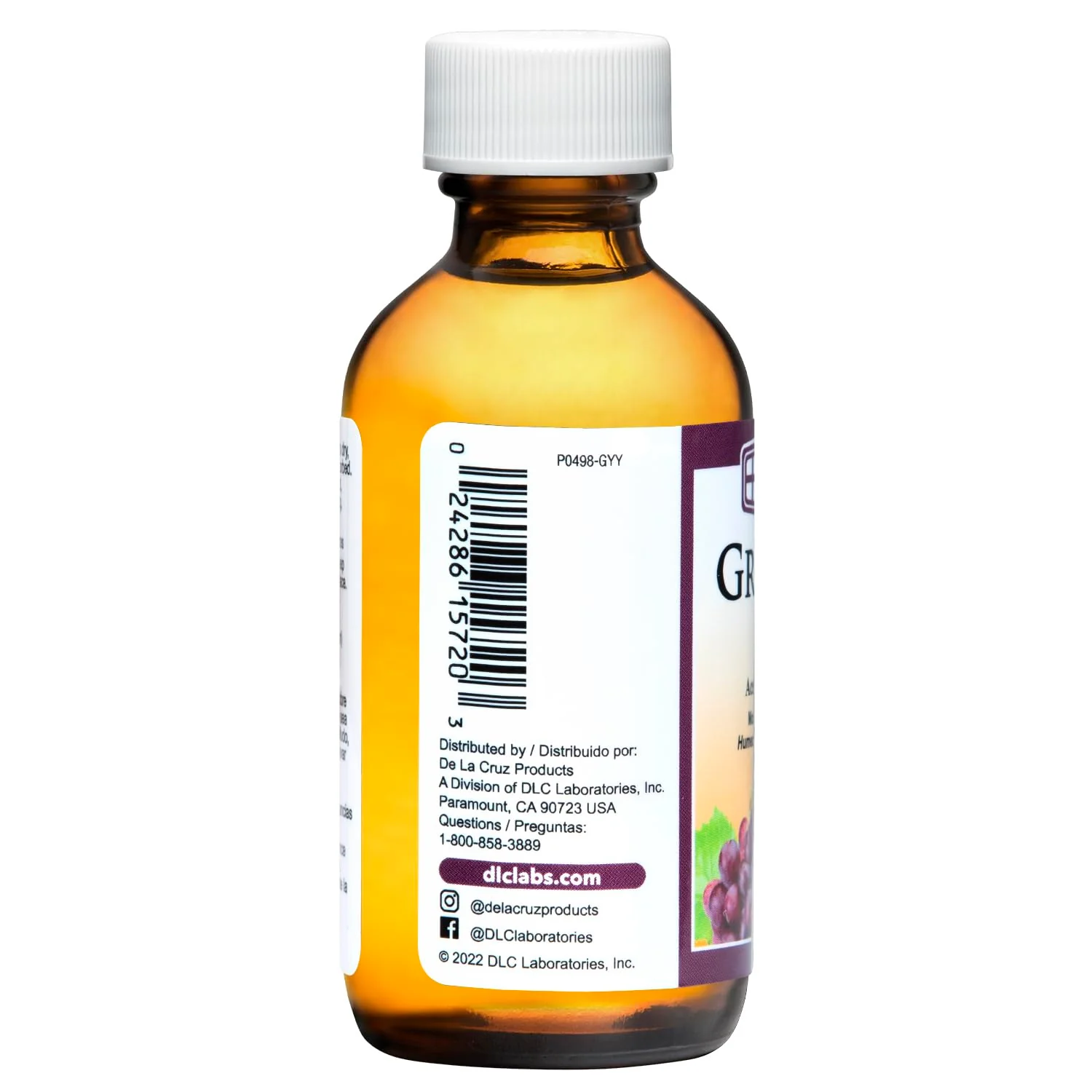 De La Cruz Grapeseed Oil 2fl oz - Image 3