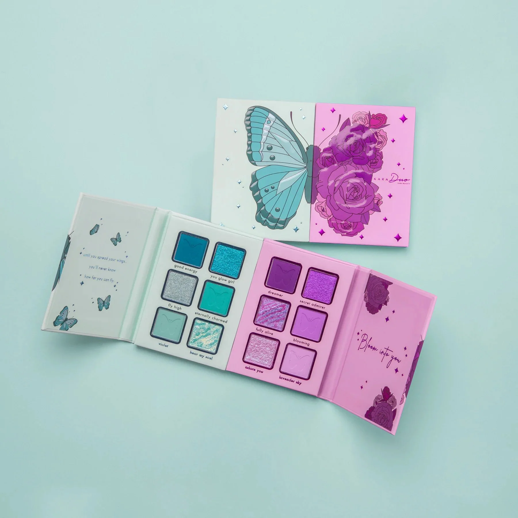 Es114- Butterfly Duo "bloom Into You" Shadow Palette