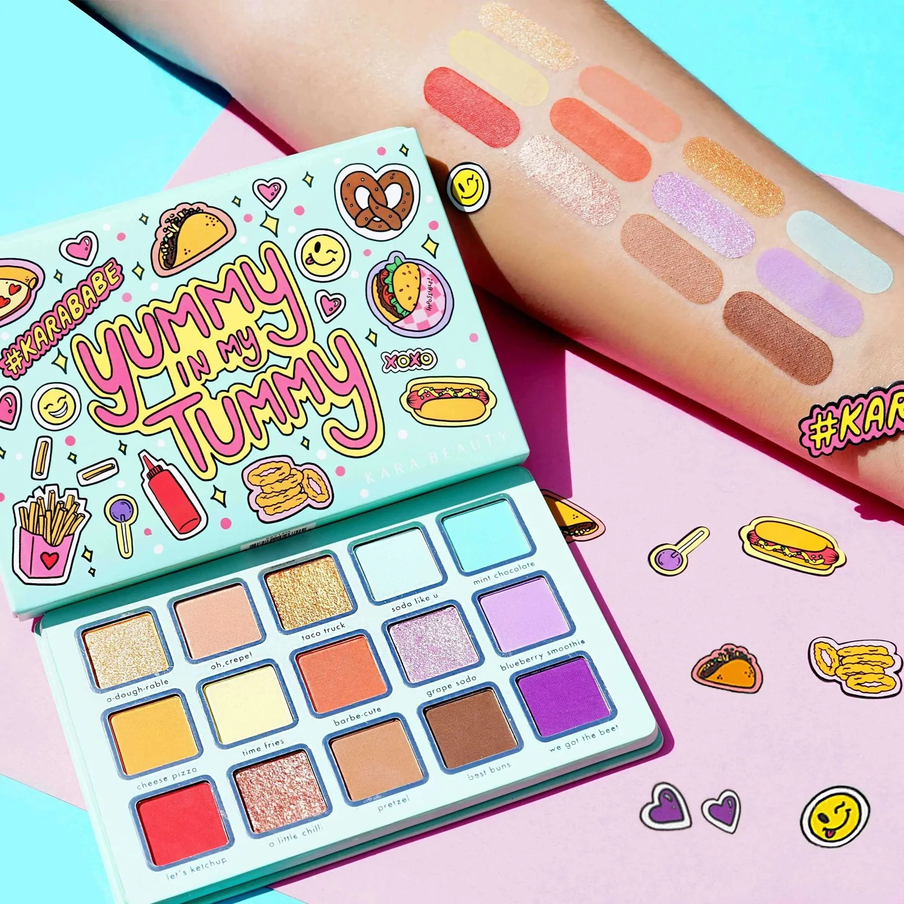 Esy15g- Sticker Collection "yummy In My Tummy" Shadow Palette - Image 2