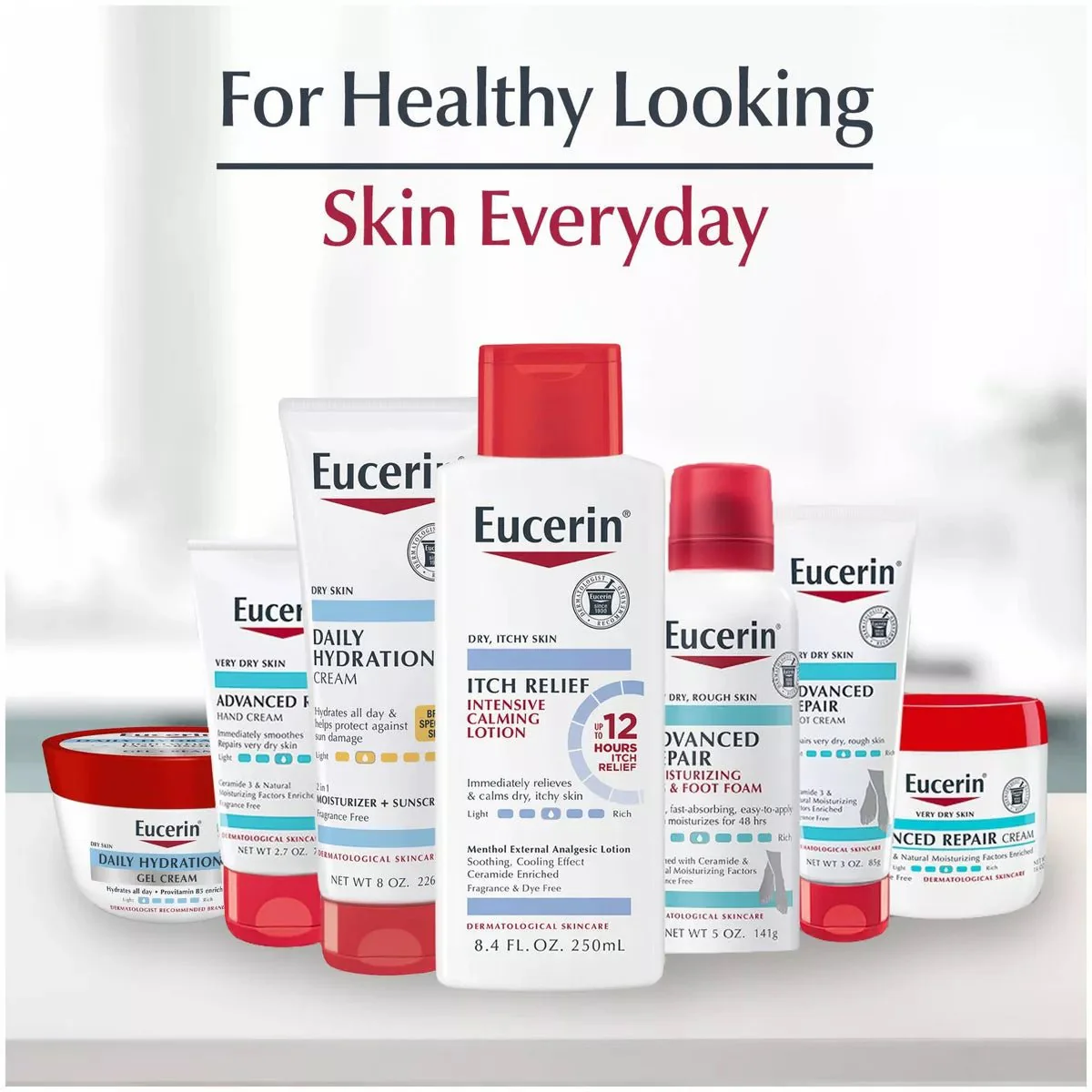 Eucerin Skin Calming Daily Moisturizing Cream - 14 oz. - Image 5