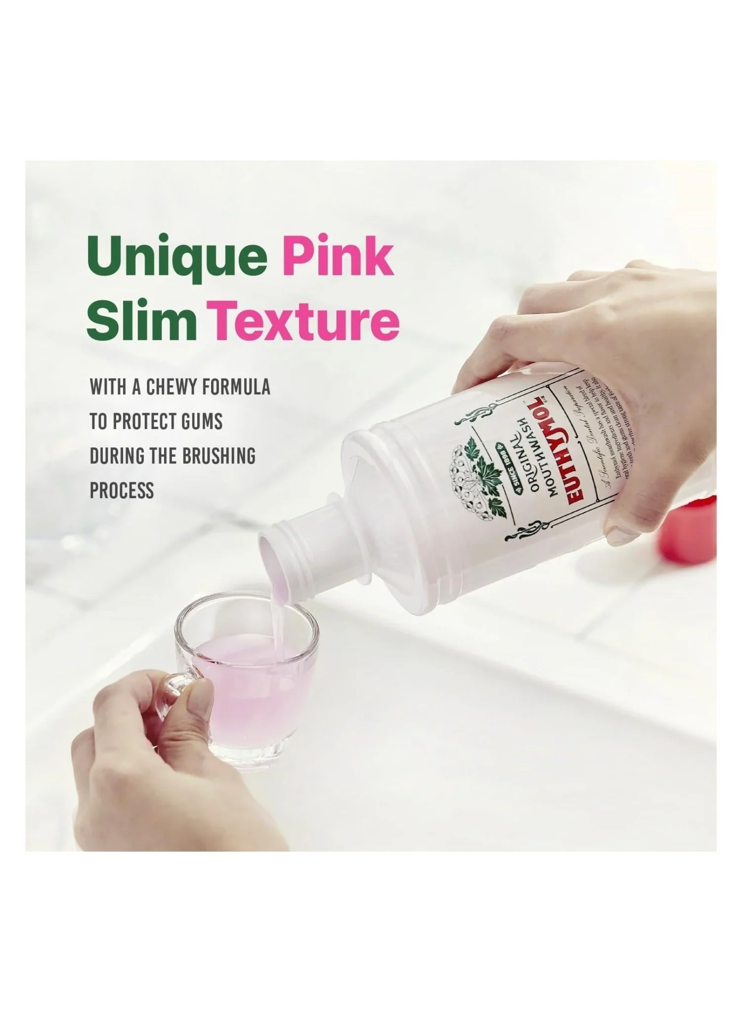 Euthymol Mouth Wash 500ml Mild Mint 0% Alcohol - Image 3