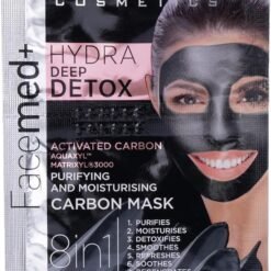 FACEMED+ HYDRA DETOX PURIFYING & MOISTURISING CARBON MASK 2X5ML
