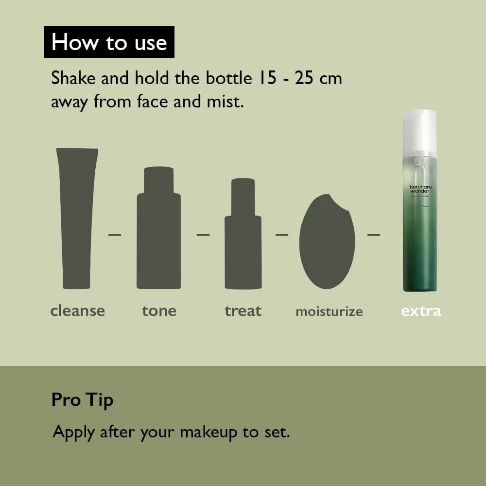 Haruharu Wonder - Black Bamboo Mist 150ml - Image 7