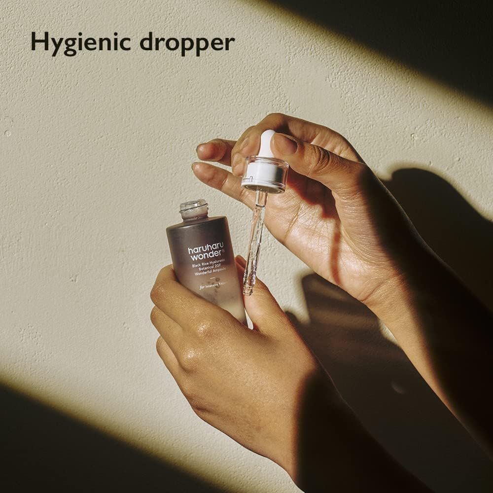 Haruharu Wonder - Black Rice Hyaluronic Botanical 2GF Wonderful Ampoule 30ml - Image 4