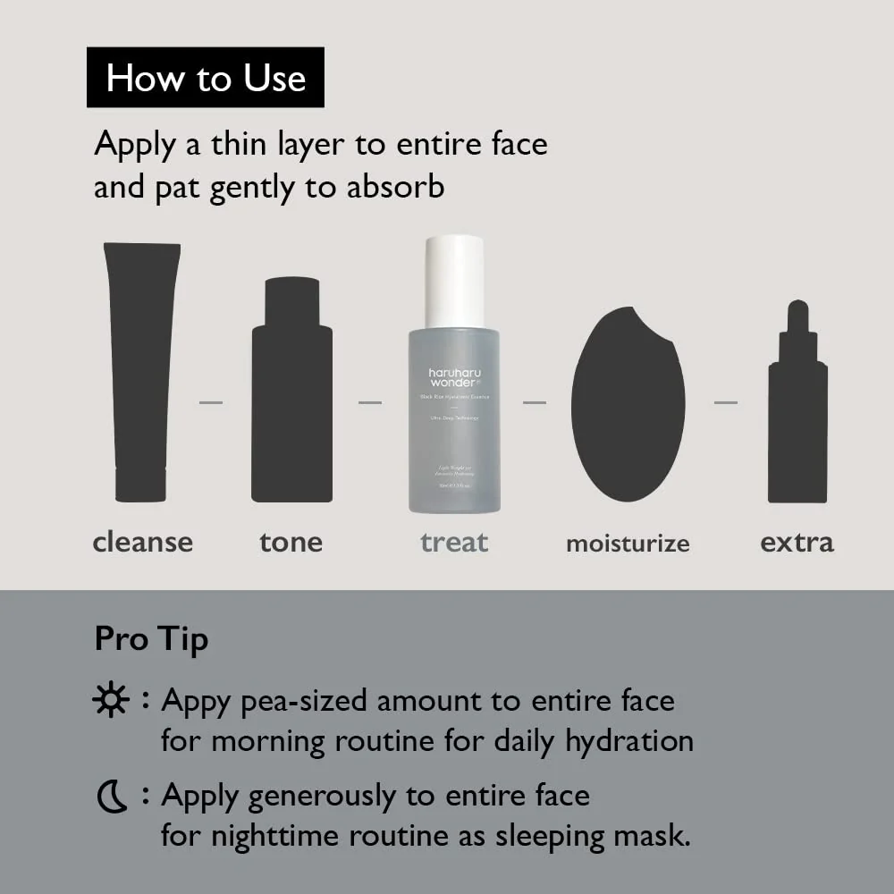 Haruharu Wonder - Black Rice Hyaluronic Essence 50ml - Image 4