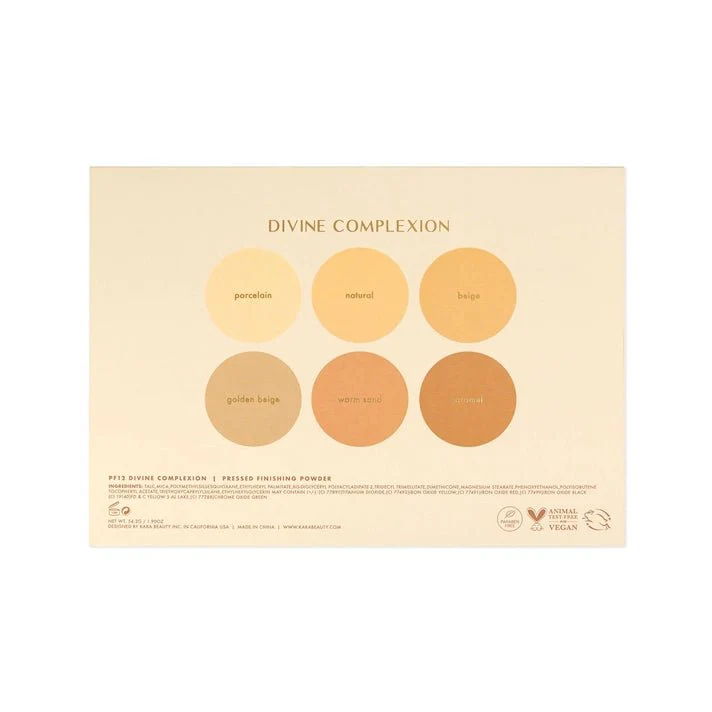 Kara Beauty Divine Complexion Pressed Finishing Powder Palette Pf12 - Image 3