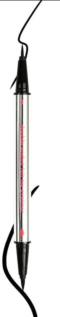 Kara Beauty Double Ended Felt Tip Black Eyeliner Pen: Black
