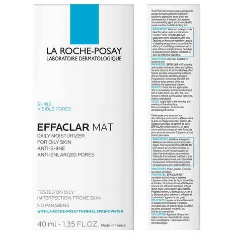 La Roche Posay Effaclar Mat Daily Moisturizer 40ml - Image 2