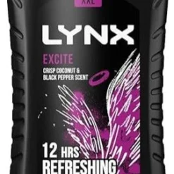 Lynx Shower Gel 225Ml Excite