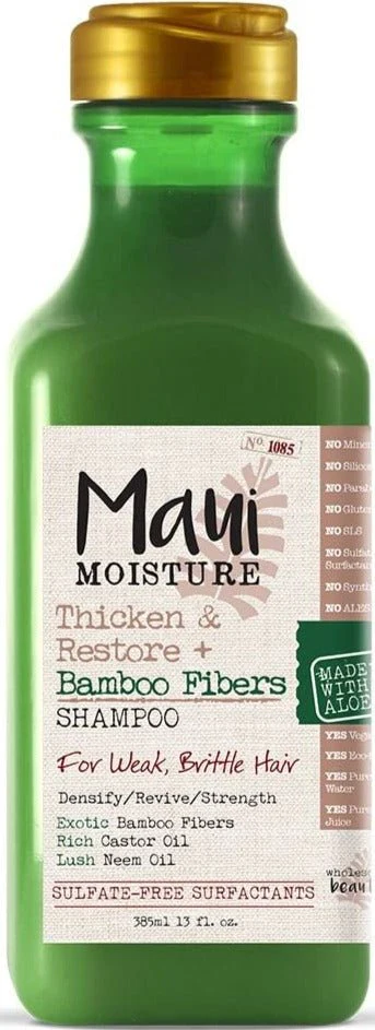 Maui Moisture Thicken & Restore+bambo Fiber Shampo