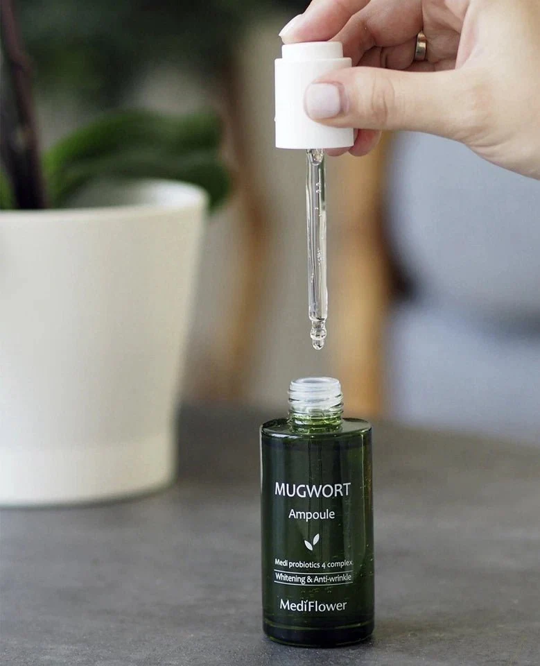 MediFlower Mugwort Ampoule Whitening & Anti-Wrinkle 50ml - Image 3
