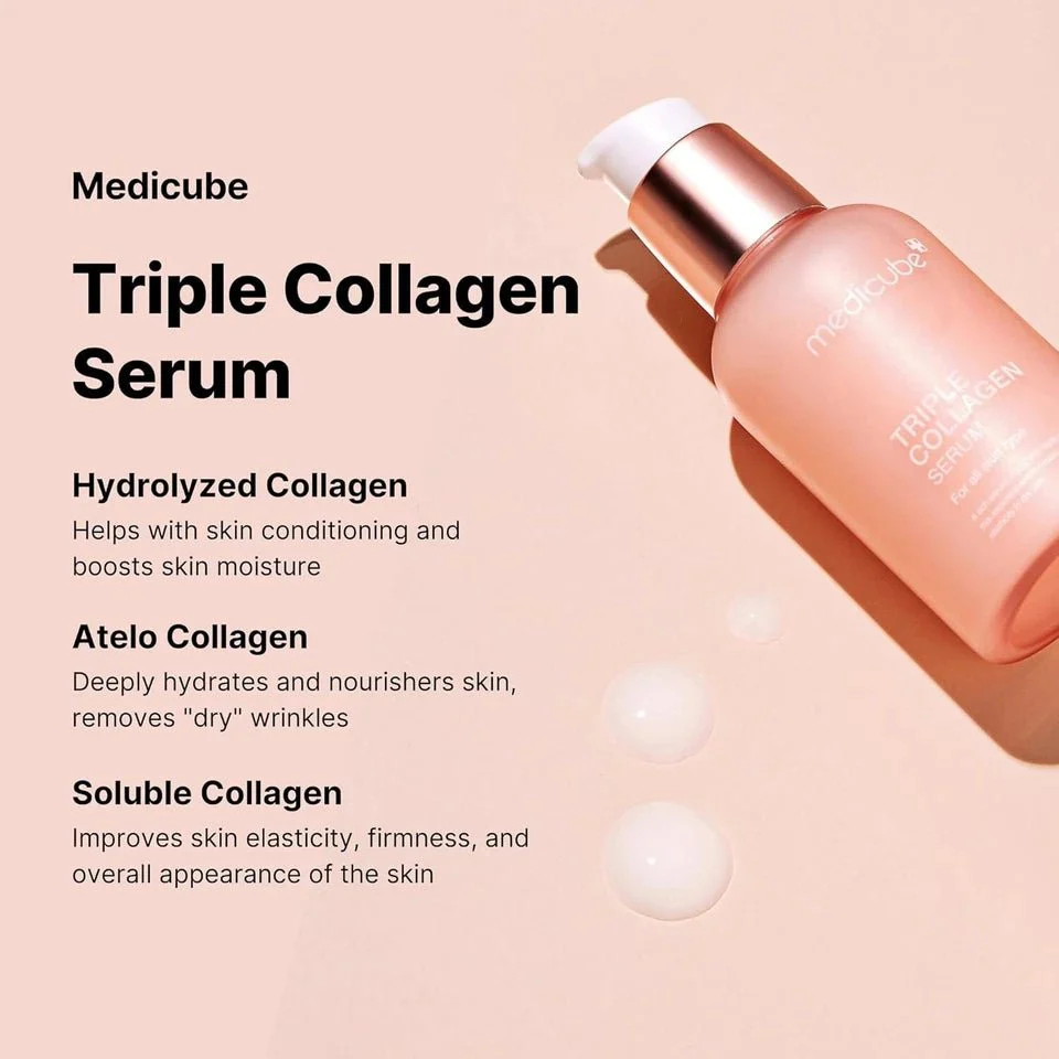 MEDICUBE-TRIPLE COLLAGEN SERUM 4.0 55ml - Image 4