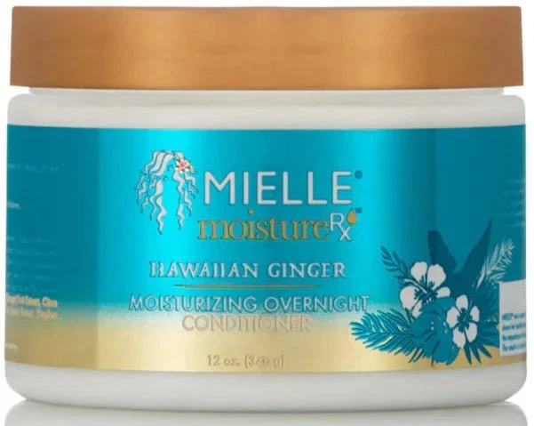 MIELLE ORGANICS - MOISTURE RX HAWAIIAN GINGER MOISTURIZING OVERNIGHT CONDITIONER - 12 OZ