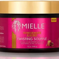 MIELLE ORGANICS - POMEGRANATE & HONEY TWISTING SOUFFLE - 12 OZ