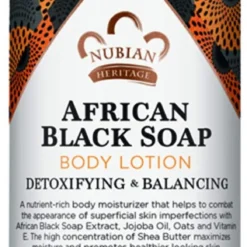 Nubian Lotion Body Black Soap 13 Fz