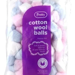 Pretty Cotton Coloured Balls 100'S