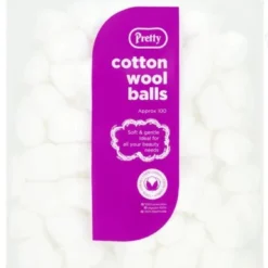 Pretty Cotton White Balls 100'S