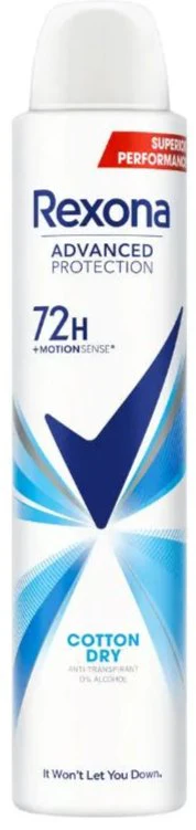 Rexona Advanced Protection 72H Cotton Dry 200ML