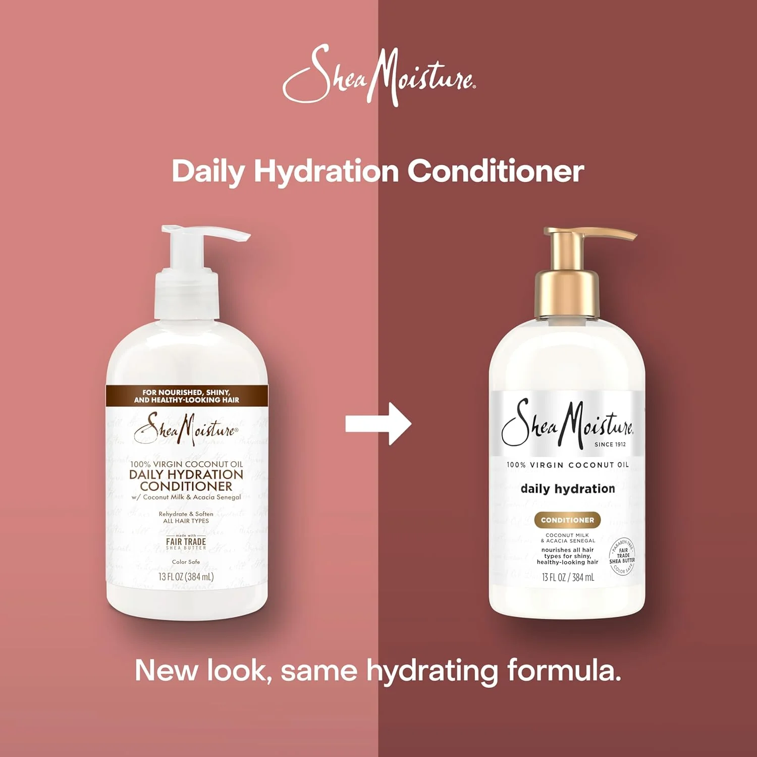 SheaMoisture 100% Virgin Coconut Oil Daily Hydration Conditioner, 13 Ounce - Image 3