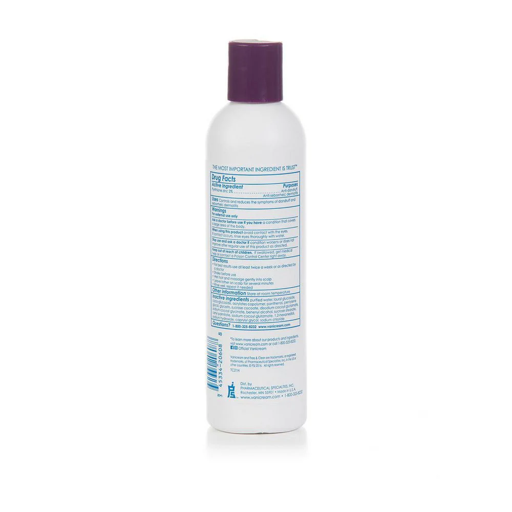 Vanicream Dandruff Shampoo 8oz Bottle - Image 3