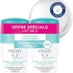 Vichy 48H Anti-Streaks Anti-Perspirant Deodorant Roll-On 2 x 50ml