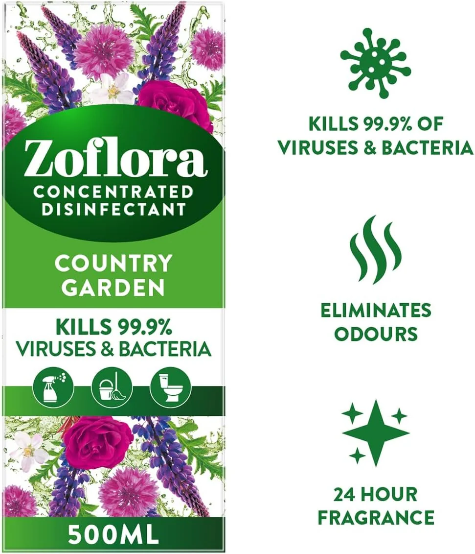 Zoflora 500Ml Country Garden - Image 2