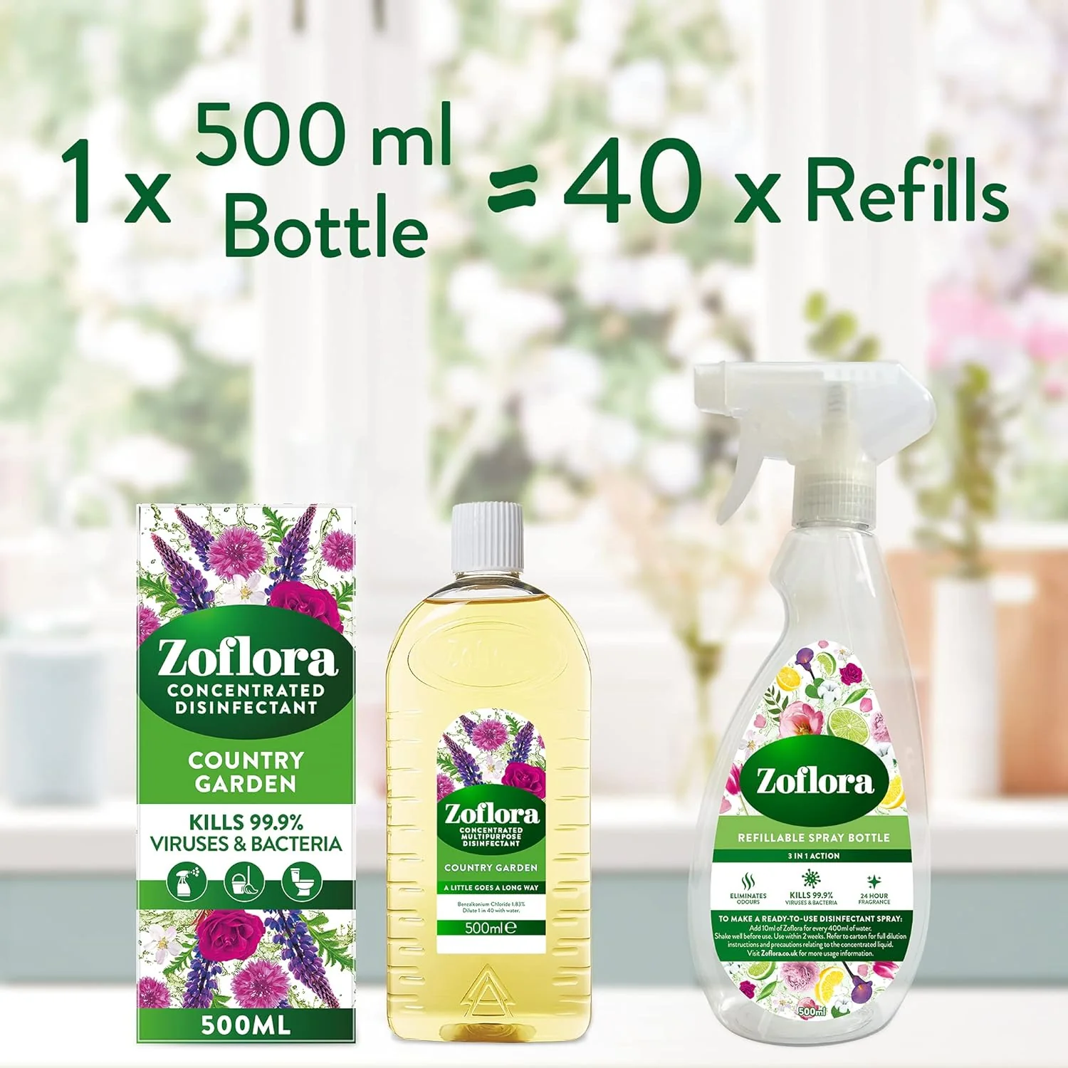 Zoflora 500Ml Country Garden - Image 6